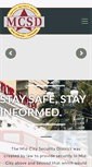 Mobile Screenshot of midcitysecuritydistrict.org